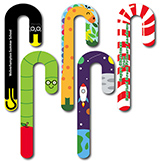 Candy Cane Bookmarks