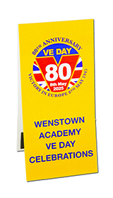 VE DAY Large Magnetic Bookmarks