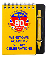 VE DAY Celebration Full Colour Note Pad